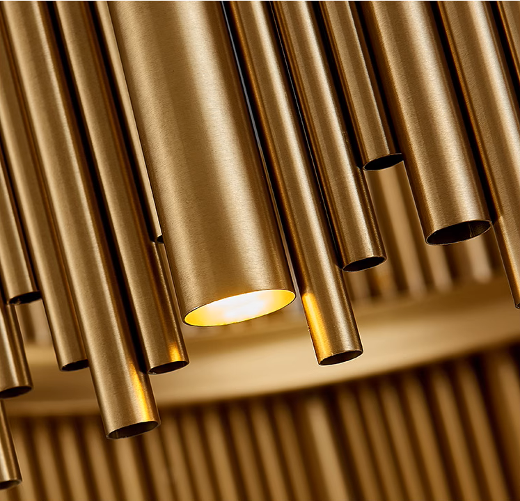 Stainless Steel Tube Chandelier