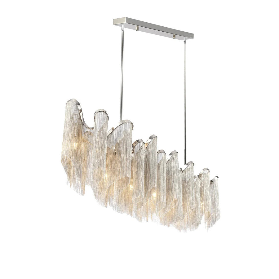 Kitchen Island Aluminum Chain Light