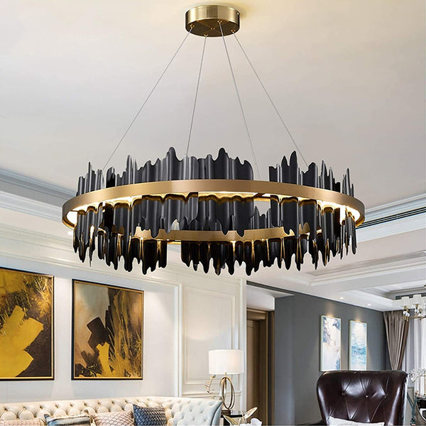 Modern Mountain Peak Chandelier