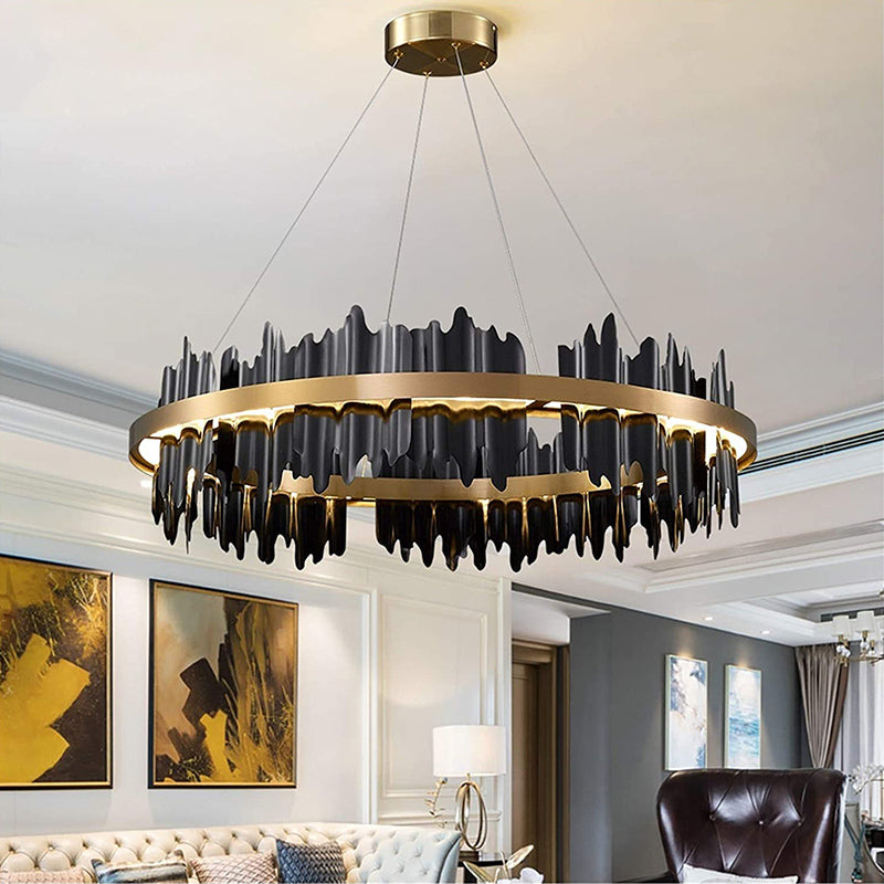 Modern Mountain Peak Chandelier