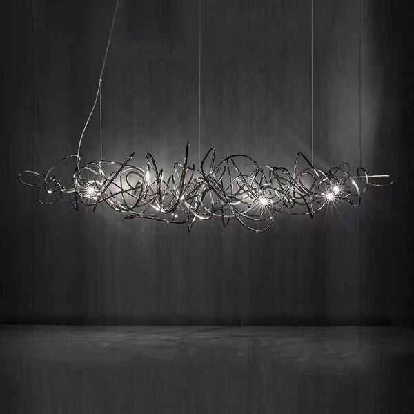 Special Shaped Chrome Pendant Light