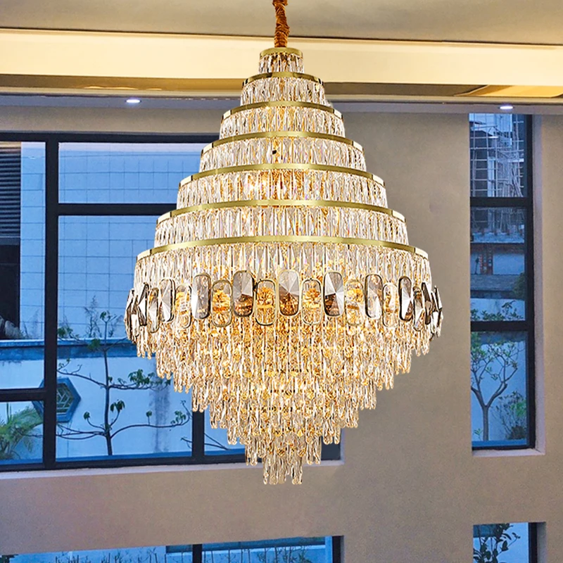 Oversized Luxury Crystal Chandelier