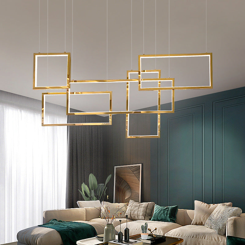 Rectangular LED Pendant Light