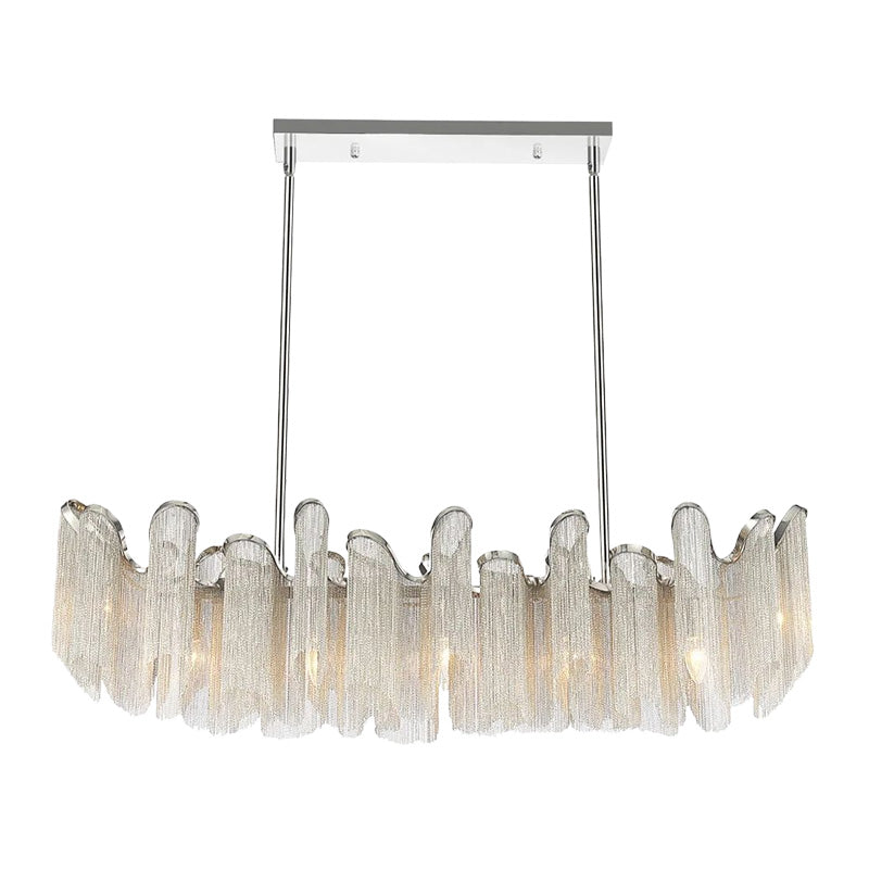 Kitchen Island Aluminum Chain Light