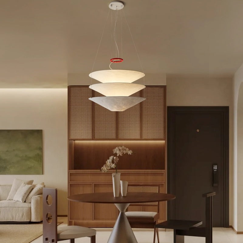 Wabi Sabi 3layer Fabric Pendant Lamp