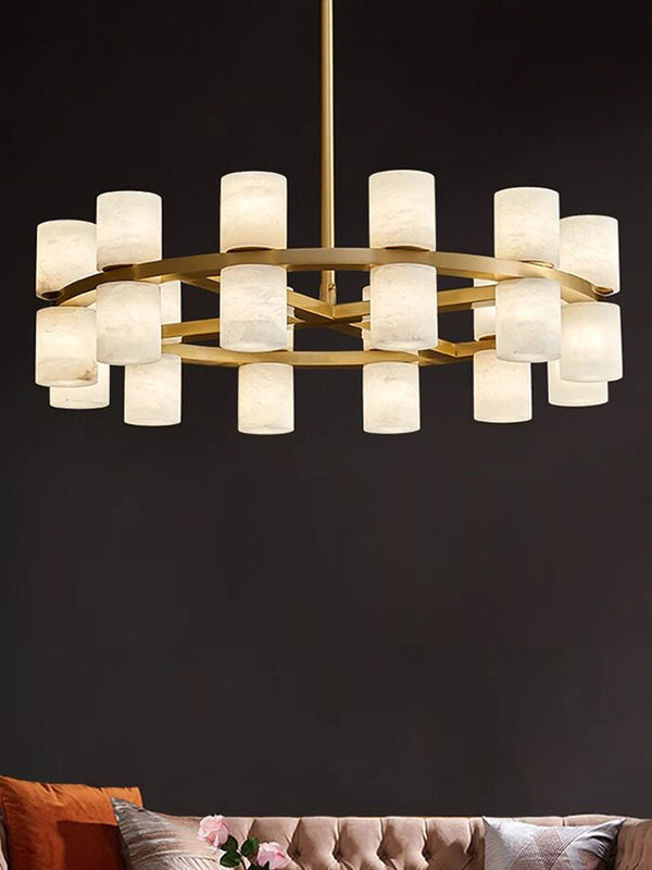 Over Dining Table Marble Pendant Lamp