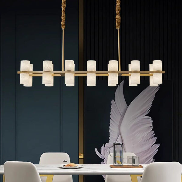 Over Dining Table Marble Pendant Lamp