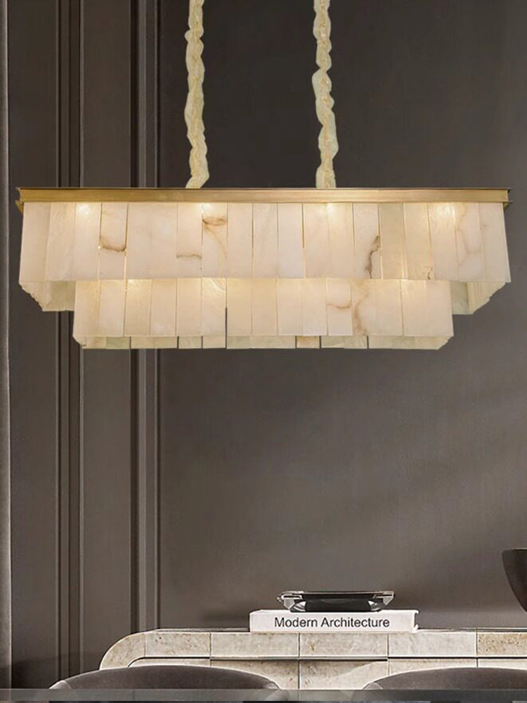 Marble Chandelier Modern Multi-Layer