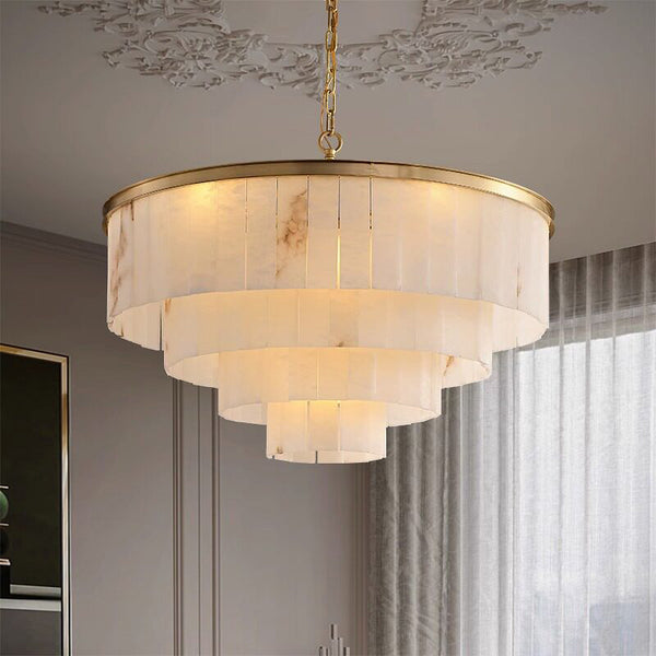Marble Chandelier Modern Multi-Layer