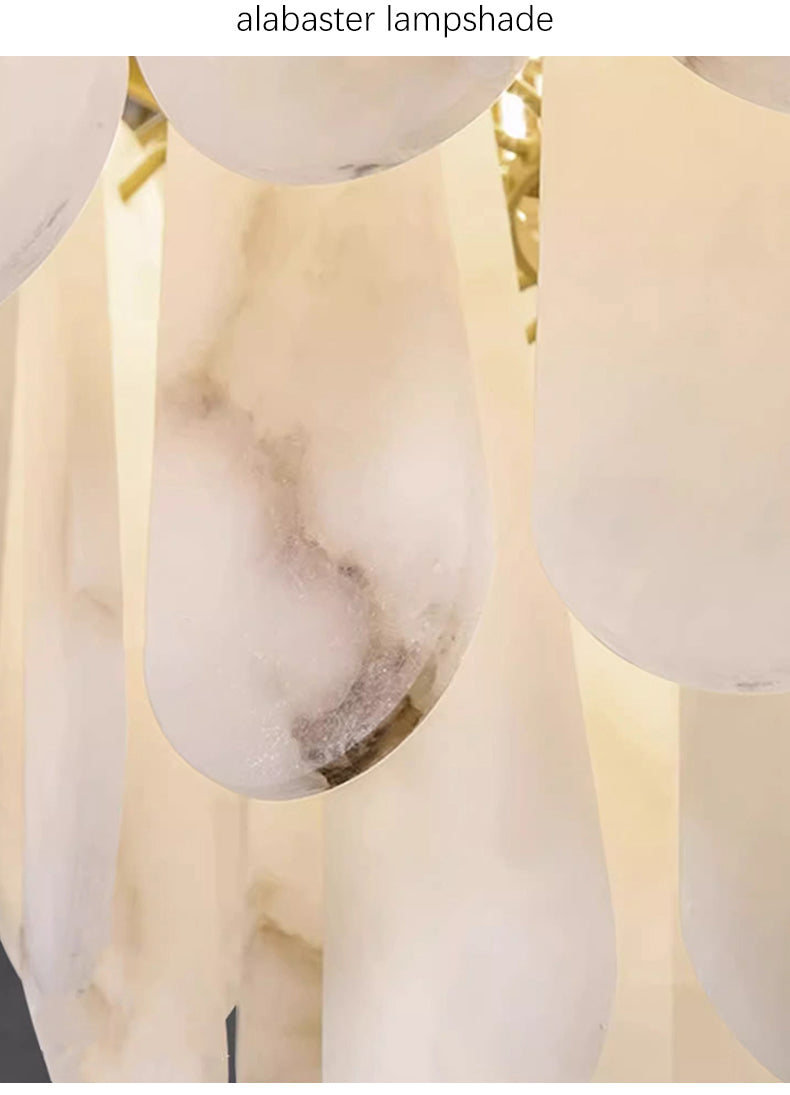 Alabaster Foyer Chandelier