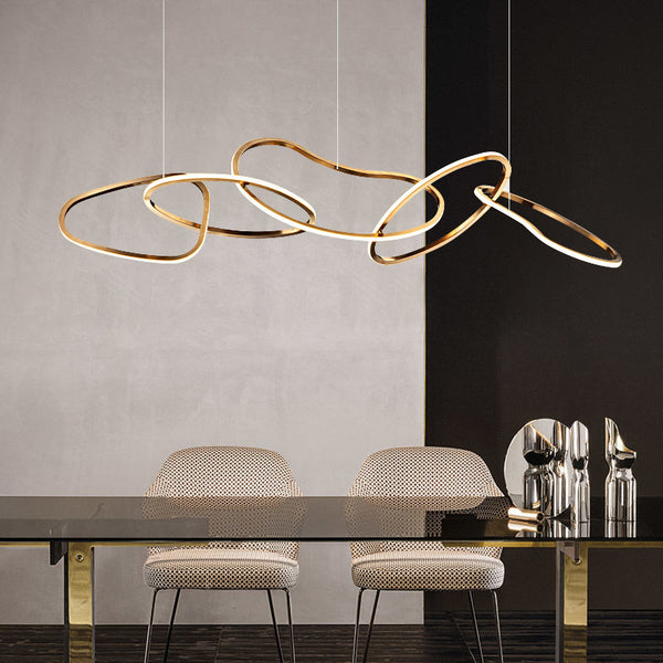 Peas 5 Rings Hanging Chandelier