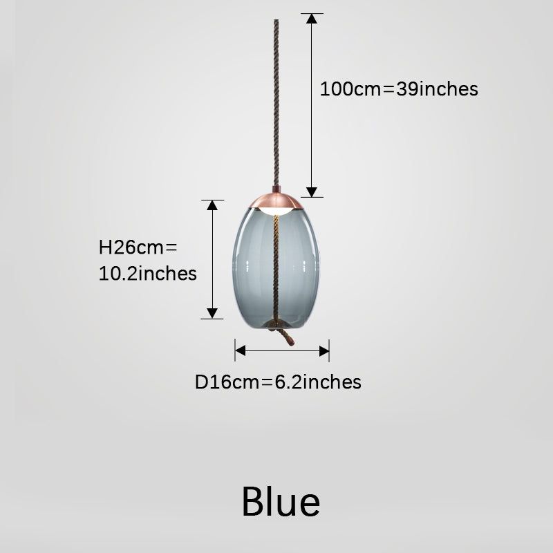 American Island Glass Pendant Light