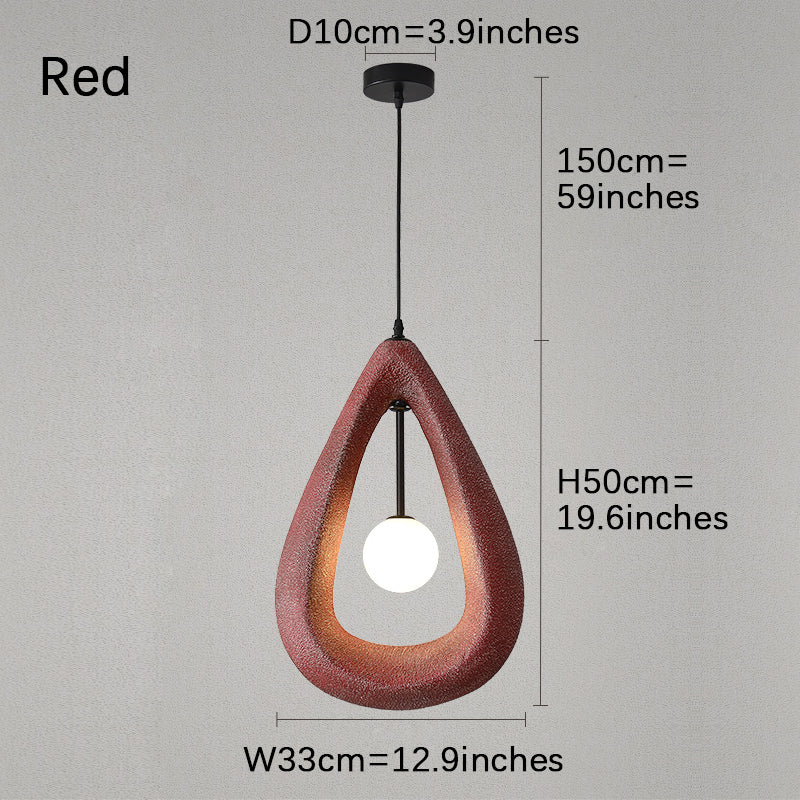 Wabi Sabi Water Drop Pendant Light
