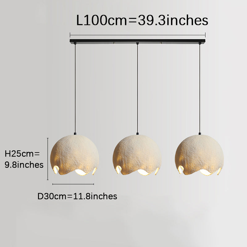 Wabi-Sabi Hemisphere Pendant Light