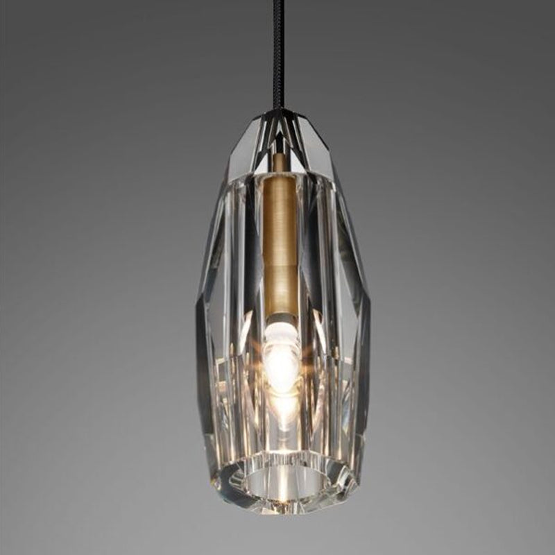 Luxurious Polygonal Crystal Lamp