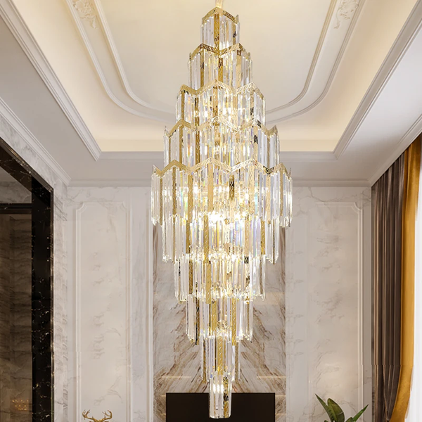 Staircase Golden stripes Chandelier