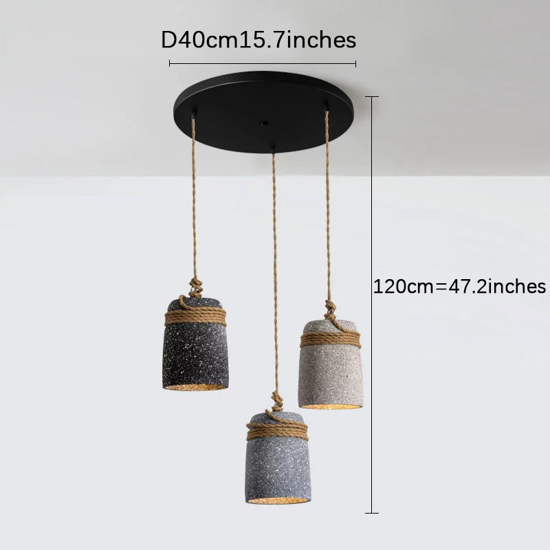 Yellow Travertine Terrazzo Lamp