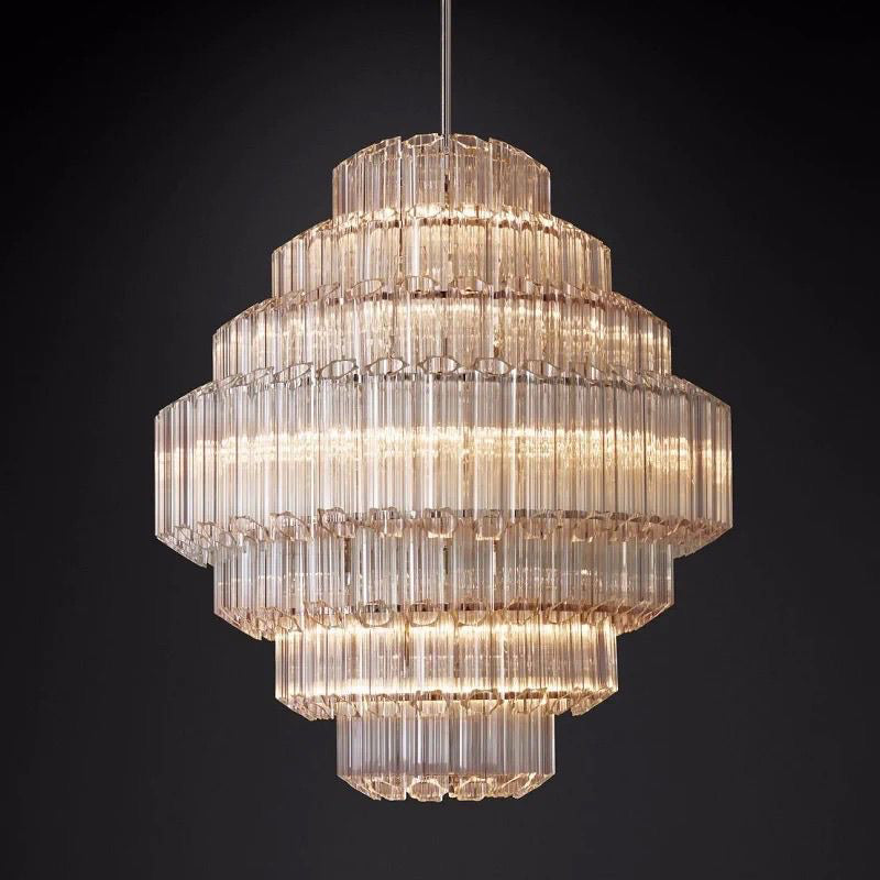 Vintage Murano Hexagon Chandelier
