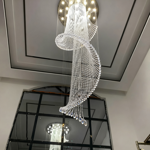 Spiral Waterfall Crystal Light