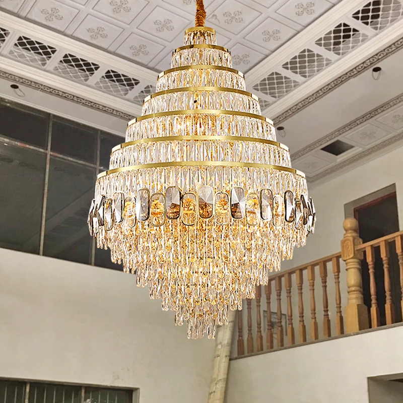 Oversized Luxury Crystal Chandelier