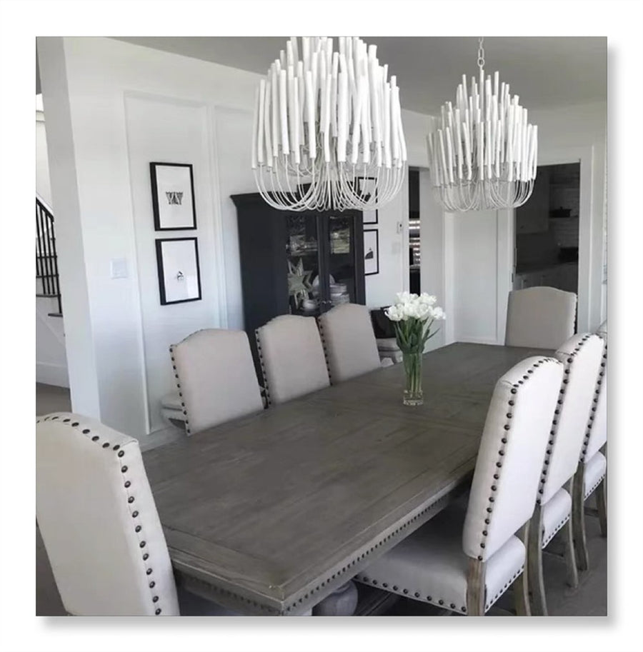 Candle Stick Wooden Chandelier