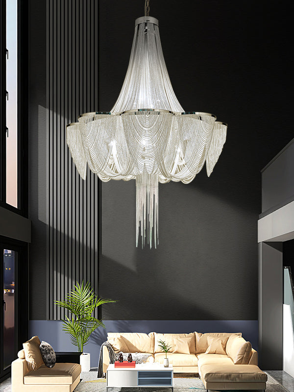 High Ceiling Aluminum Chain Light