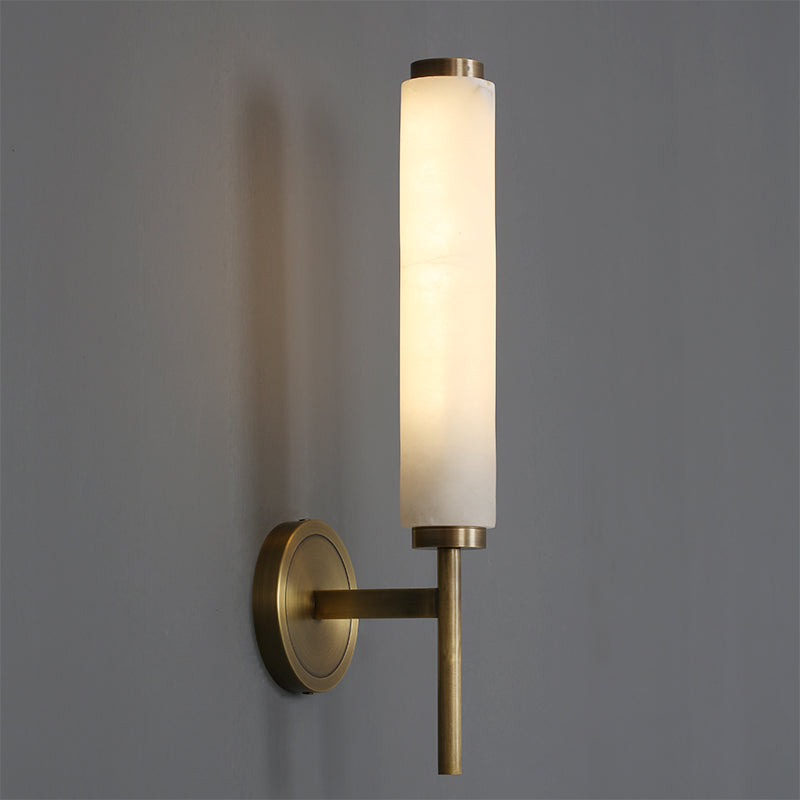 Milk White Long Tube Wall Lamp