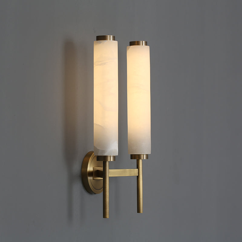 Milk White Long Tube Wall Lamp