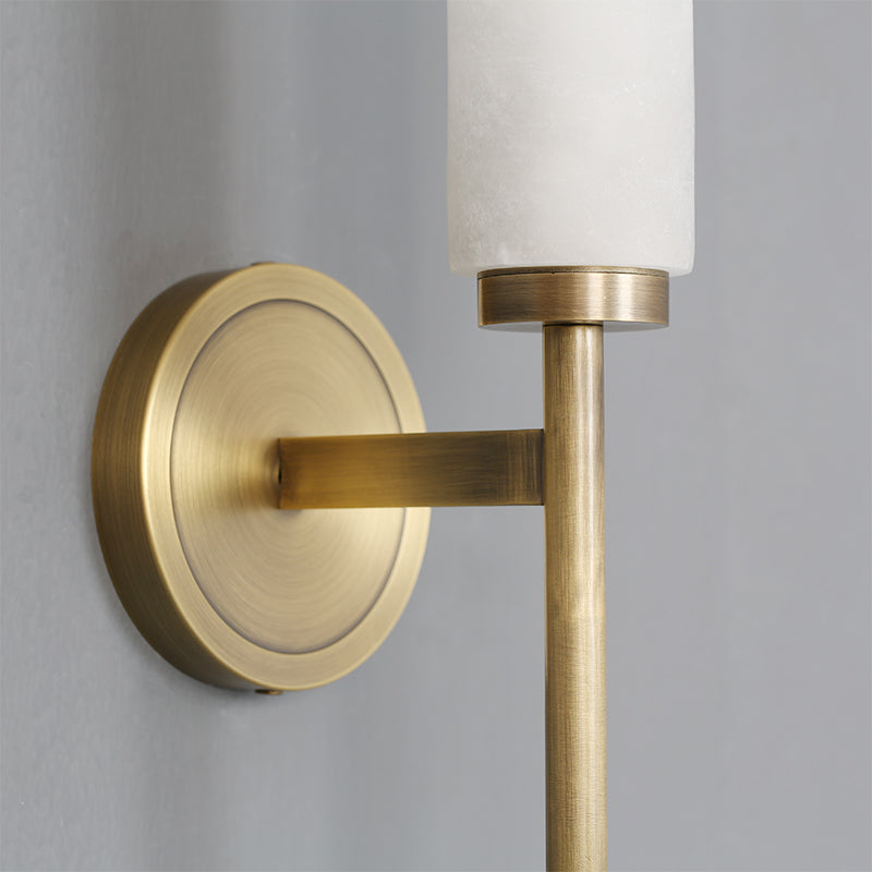 Milk White Long Tube Wall Lamp