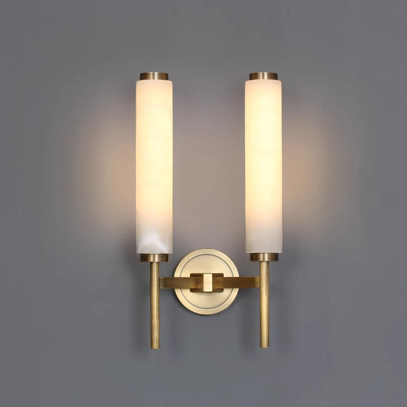 Milk White Long Tube Wall Lamp