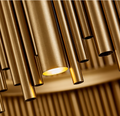 Stainless Steel Tube Chandelier