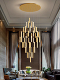 Three-sided Crystal Staircase Light