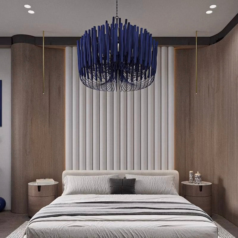 Candle Stick Wooden Chandelier