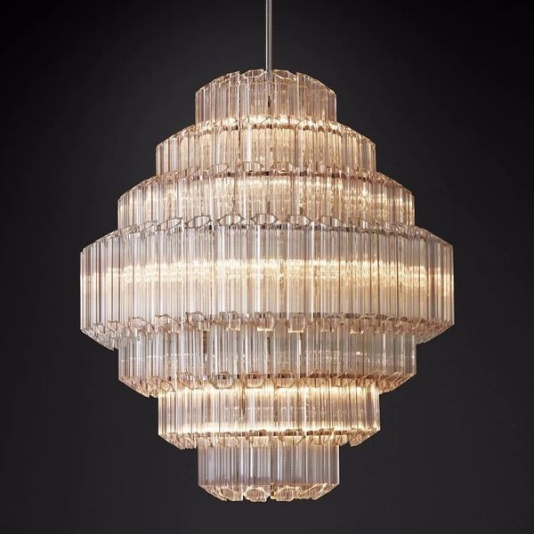 Vintage Murano Hexagon Chandelier