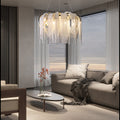 Flower Aluminum Chain Chandelier