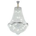 Banquet  Chrome Crystal Chandelier
