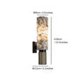 Black Brass Marble Wall Lamp