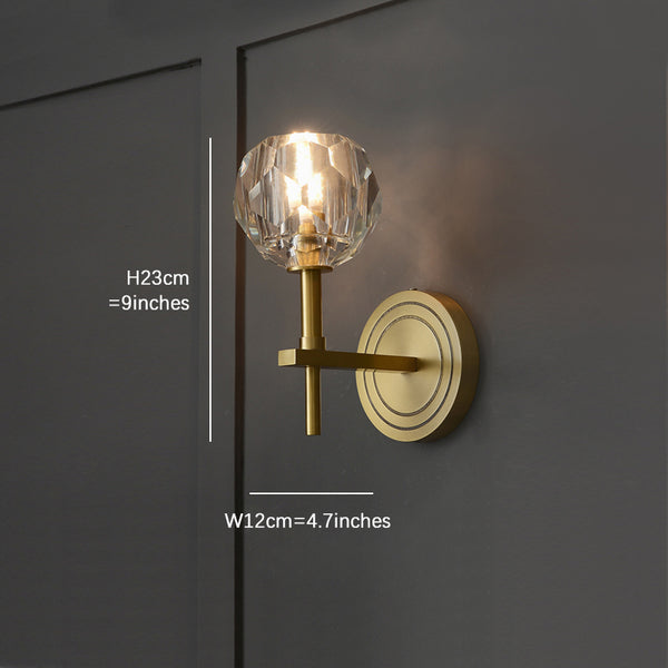 Football Crystal Wall Lamp