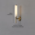 Milk White Long Tube Wall Lamp