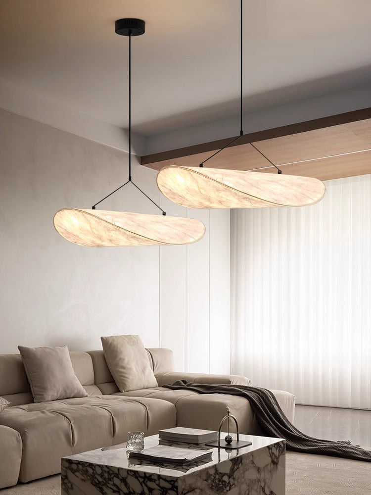 Handmade Silk Kitchen Hanging Lamp