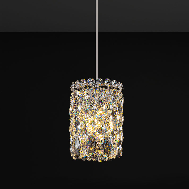 Diamond-Shaped Crystal Bedside Lamp