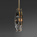 Large Diamond-Shaped Crystal Lamp