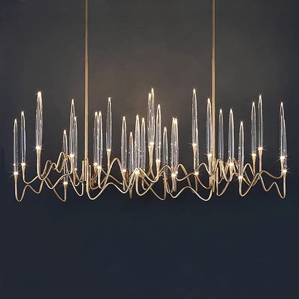 Modern Crystal Candle Chandelier