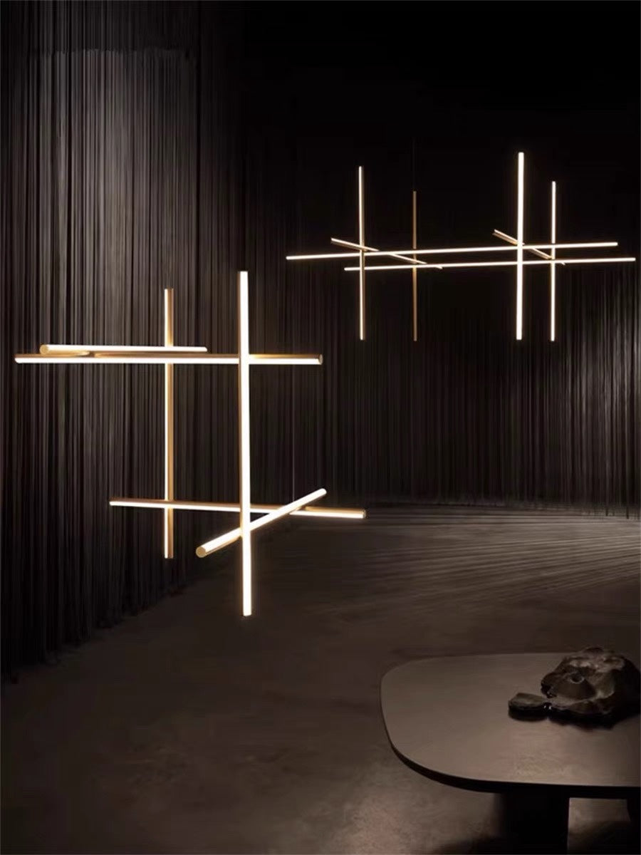 Minimalist Linear Combination Lamp