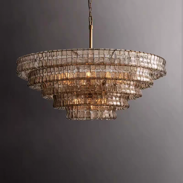 Murano Hook Glass Chandelier