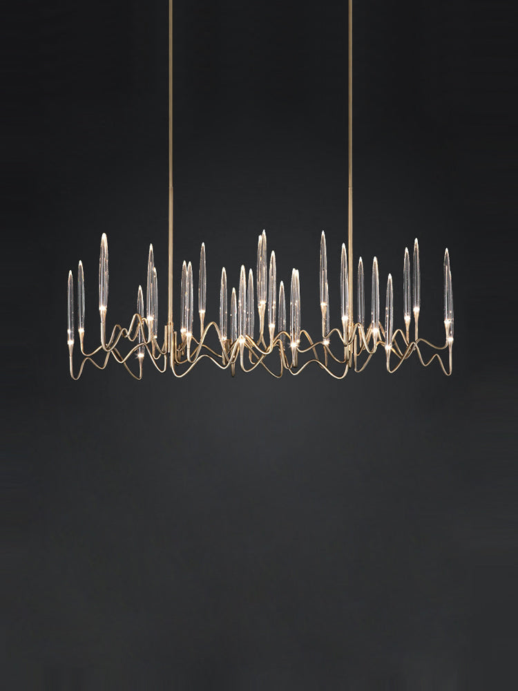Modern Crystal Candle Chandelier