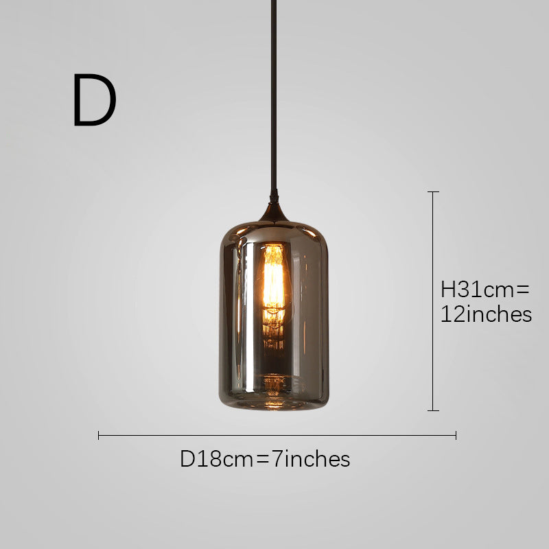 Smoke Gray Island Pendant Lights