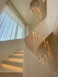 Bubble Crystal Staircase Chandelier