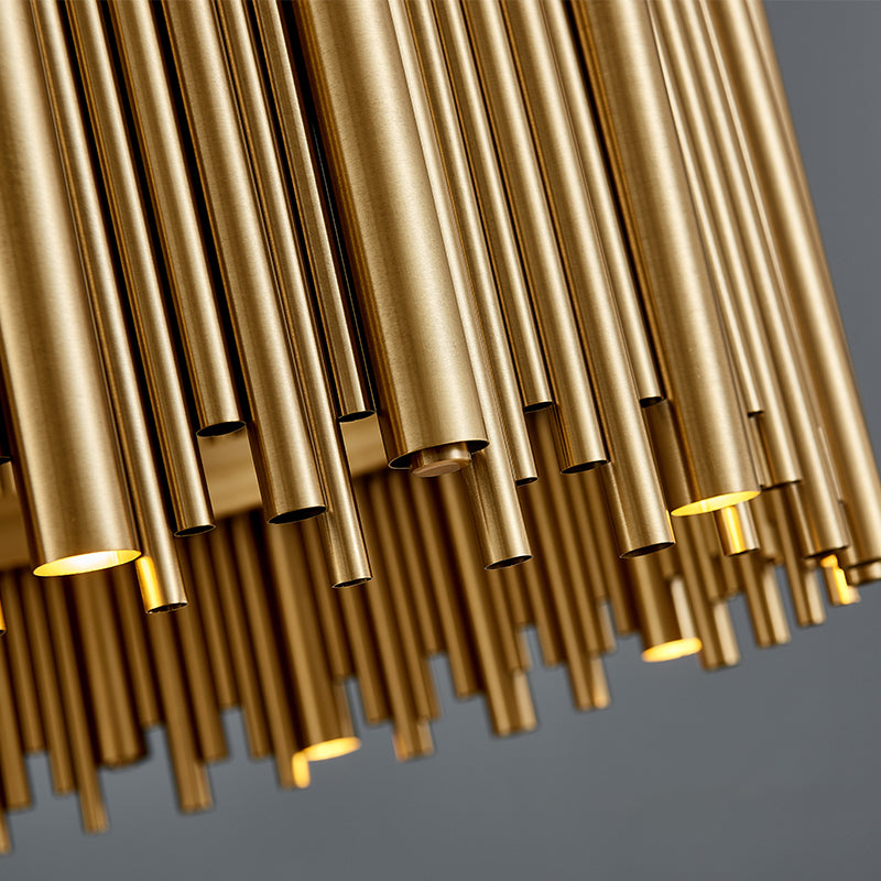 Stainless Steel Tube Chandelier