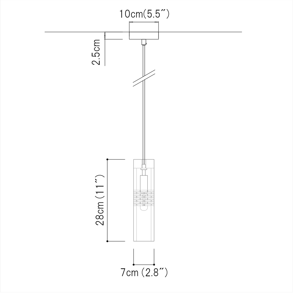 Bar Unique Glass Pendant Light